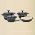 Ensemble de cuisinières en fonte d&#39;émail 4PCS LFGB approuvé Factory Chine